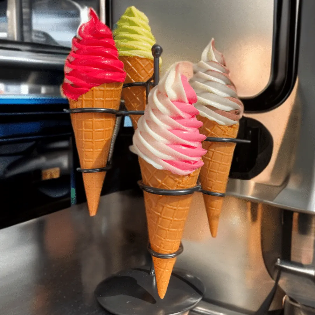 Set de glaces artificielles pour vitrine glacier