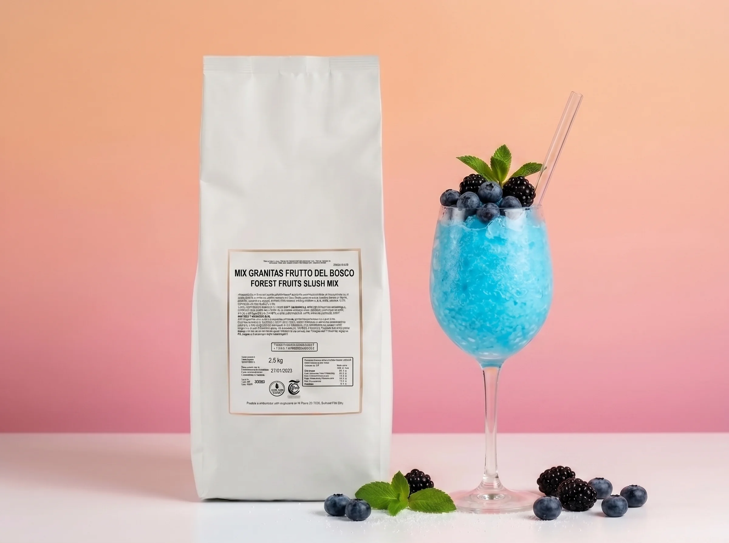 CREMITO Granité Fruit de la Forêt - Mûres & myrtilles